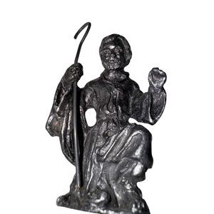 Michael Ricker Pewter Christmas Nativity Joseph Diorama‎ Mini Figurine